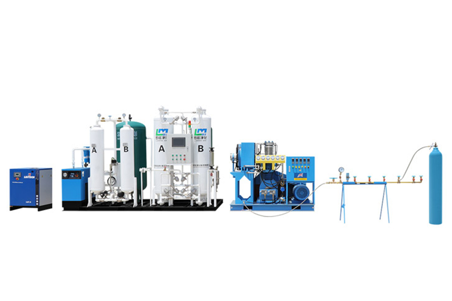 Córas líonta ocsaigine ar an láthair leighis